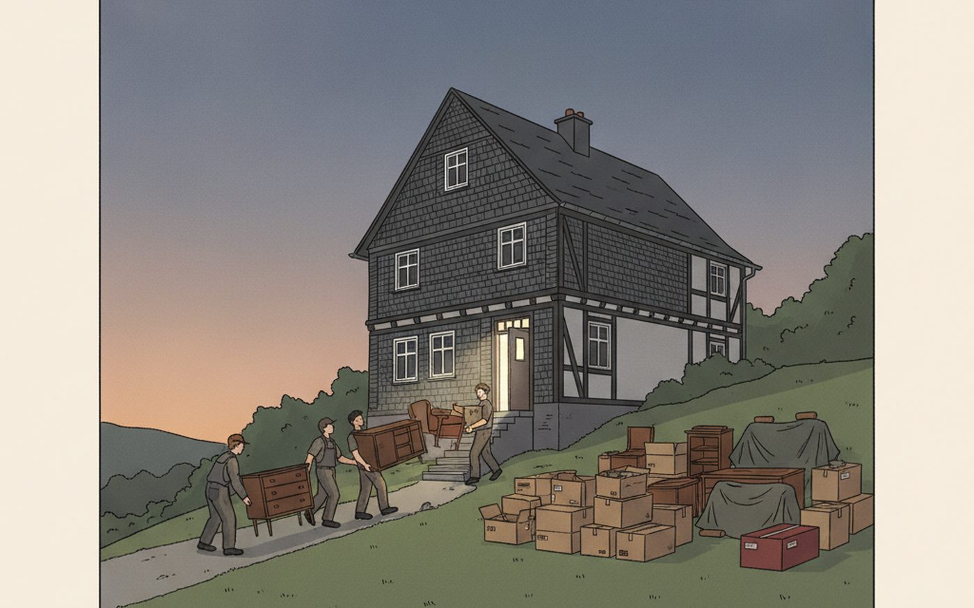 Haus entrümpeln Velbert – unser Team im Einsatz