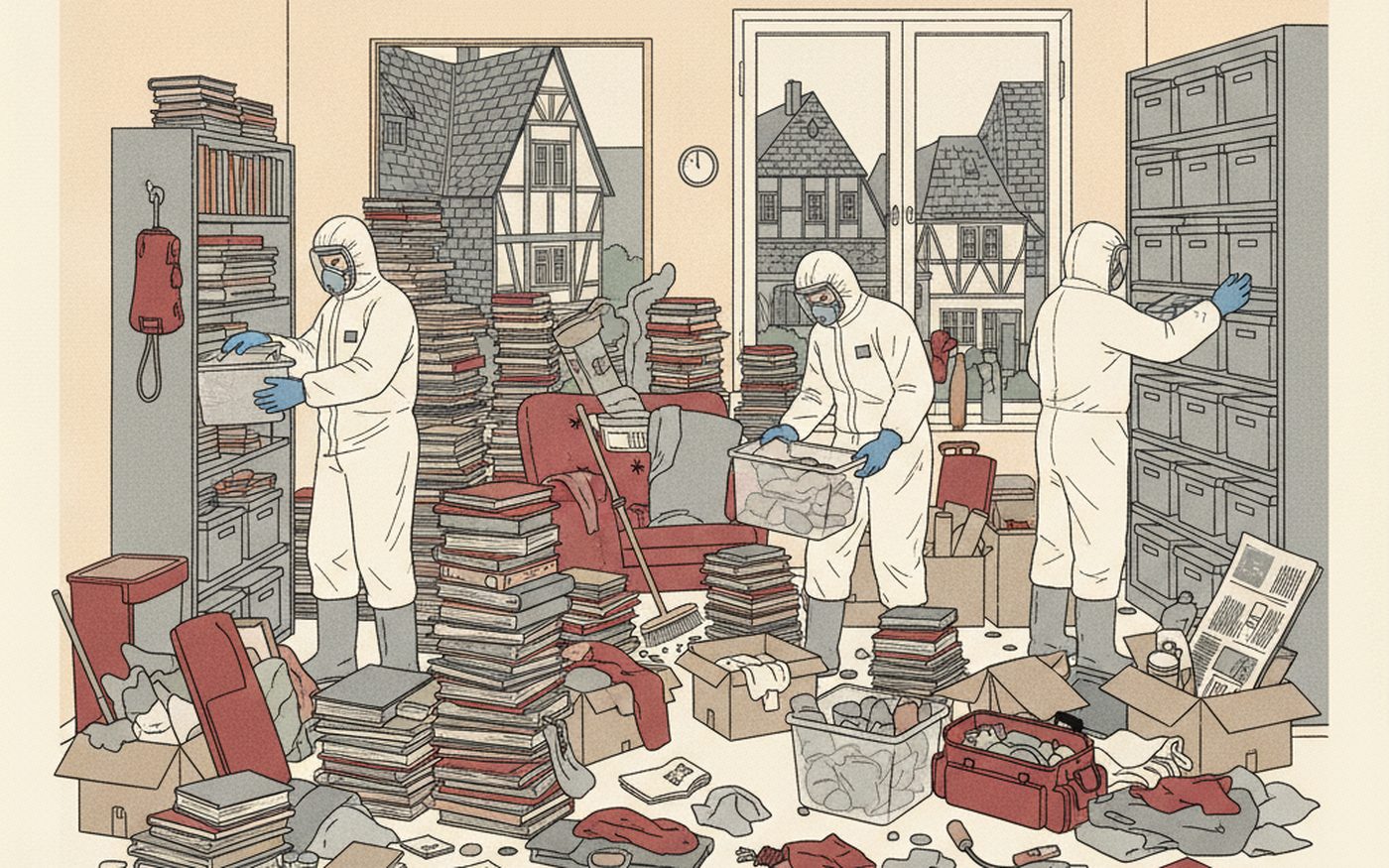 Messiewohnung entrümpeln Velbert – unser Team im Einsatz